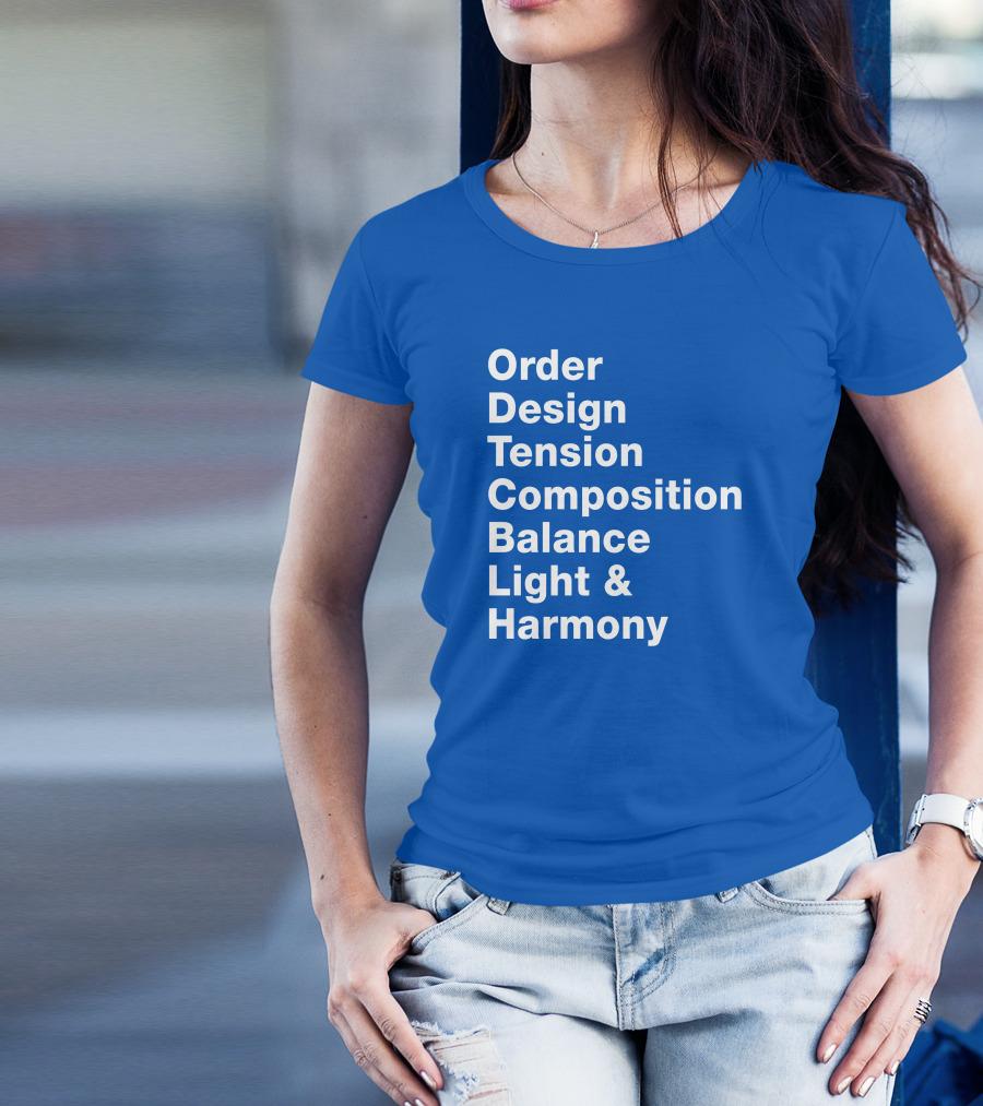 Order Design Tension Composition Balance Light And Harmony T-Shirt