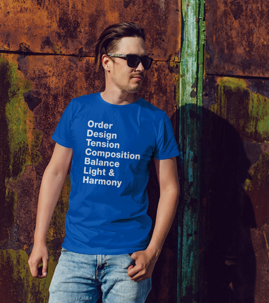 Order Design Tension Composition Balance Light And Harmony T-Shirt