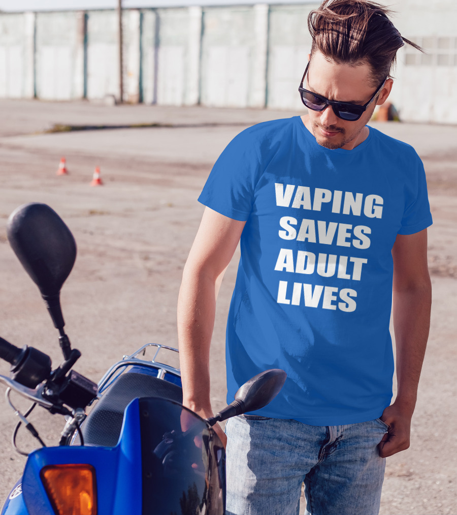 Vaping Saves Adult Lives Amanda Wheeler Advocacy Support White T-Shirt