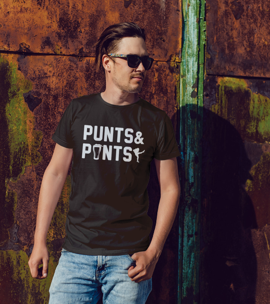 Johnny Stanton Szabo Punts And Pints Football Beer Combo T-Shirt