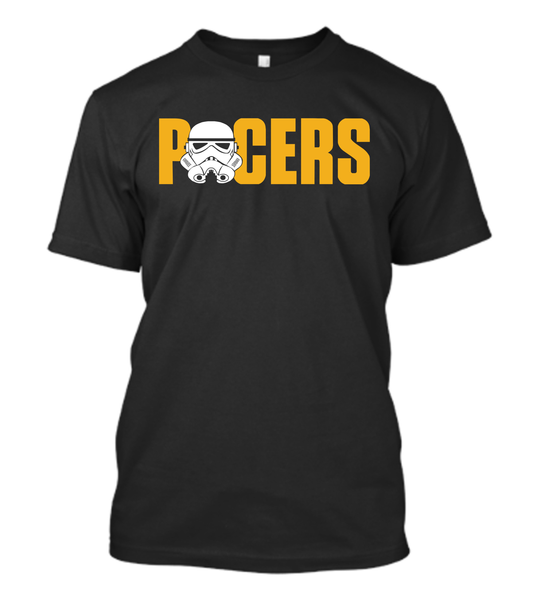 Pacers Stormtrooper Helmet Crossover T-Shirt