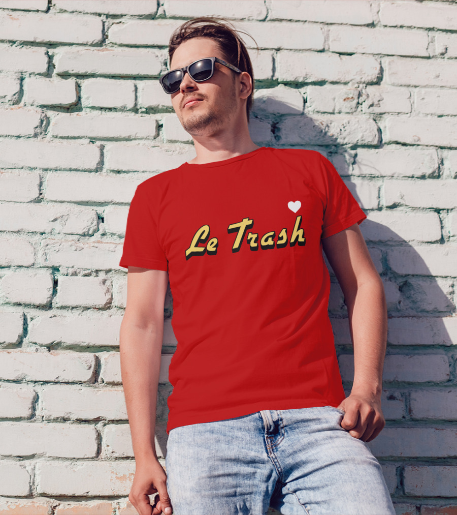 Le Trash Prime Video Fatin Jadmani Heart T-Shirt