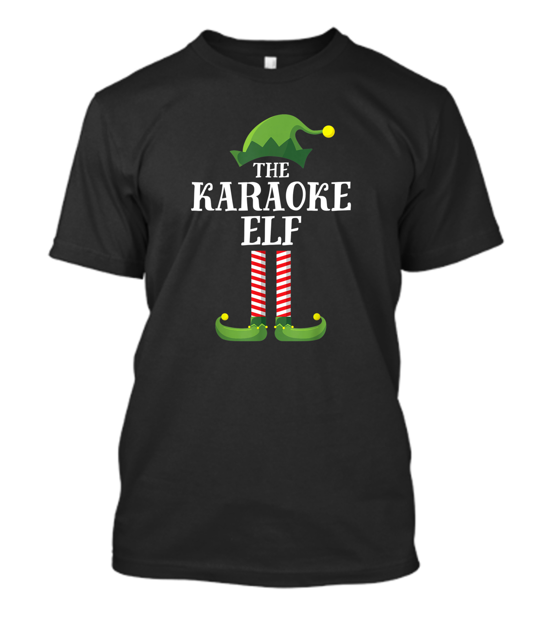 The Karaoke Elf Christmas Party Matching Family Group T-Shirt