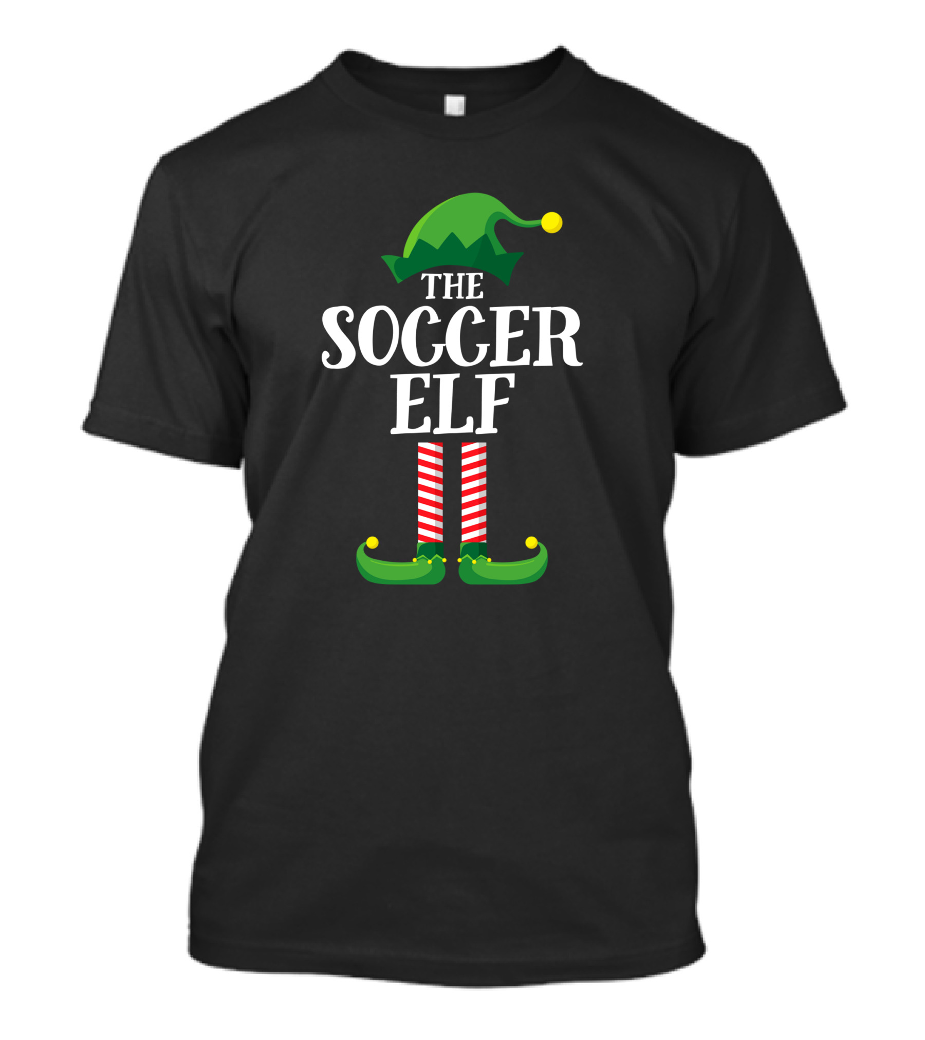 The Soccer Elf Matching Family Group Christmas Party Holiday T-Shirt