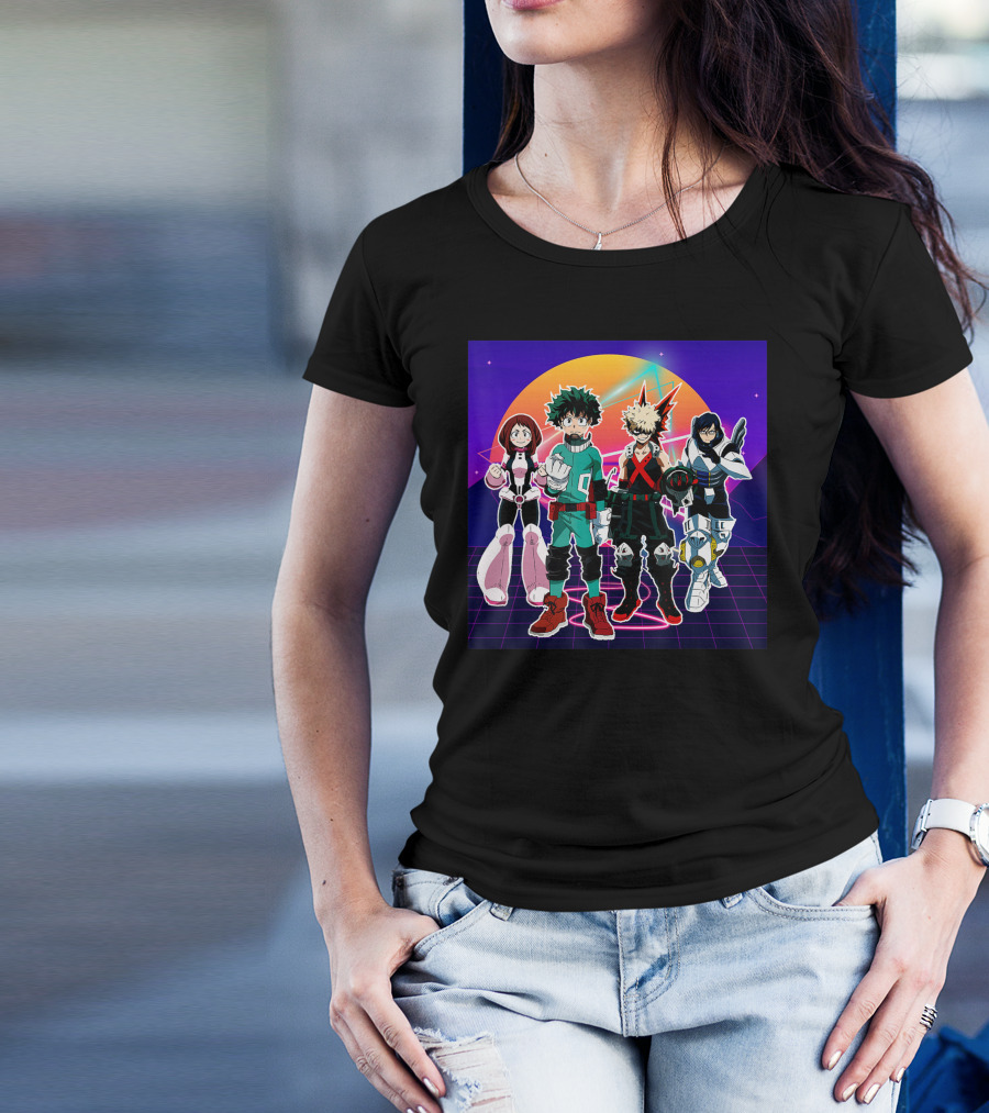 All Together Academia Heroes Essential Manga Series Outfits T-Shirt