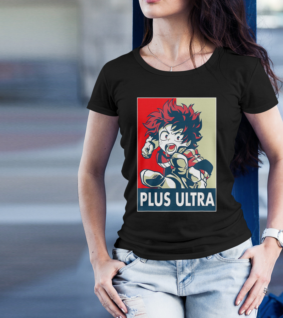 Plus Ultra My Hero Academia Manga Anime Hero T-Shirt
