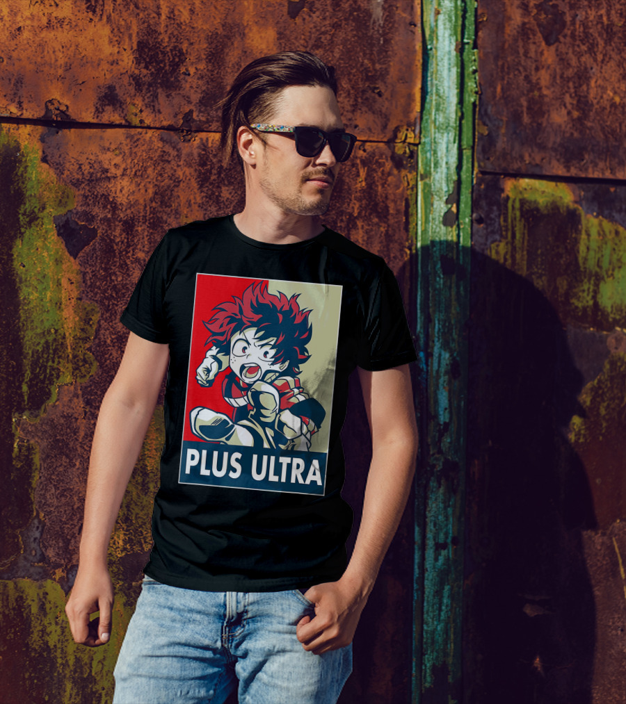 Plus Ultra My Hero Academia Manga Anime Hero T-Shirt