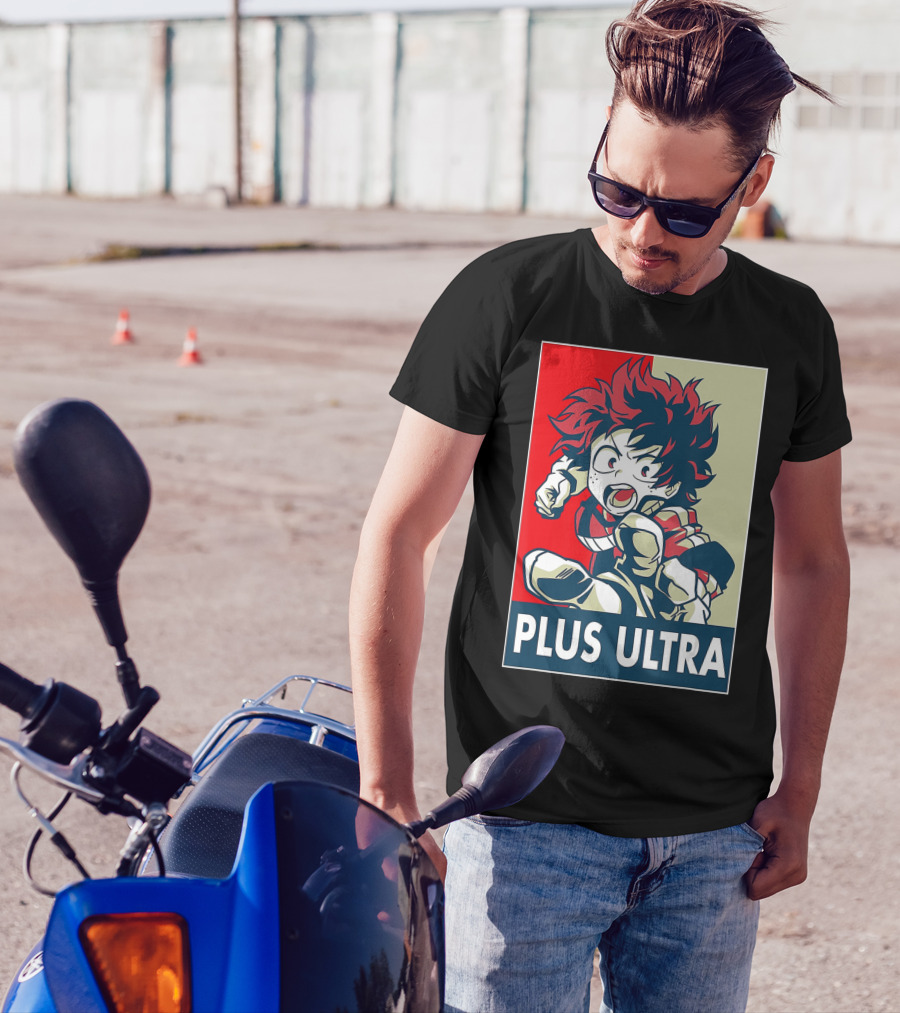 Plus Ultra My Hero Academia Manga Anime Hero T-Shirt