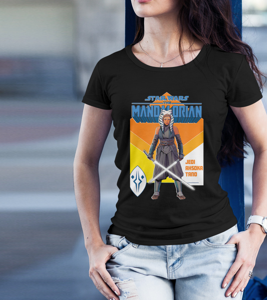 Star Wars The Mandalorian Jedi Ahsoka Tano Lightsaber T-Shirt