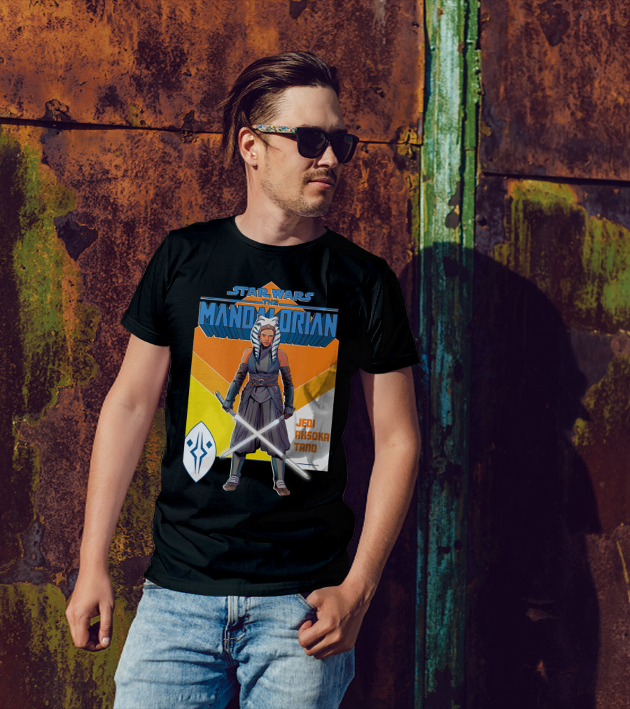 Star Wars The Mandalorian Jedi Ahsoka Tano Lightsaber T-Shirt