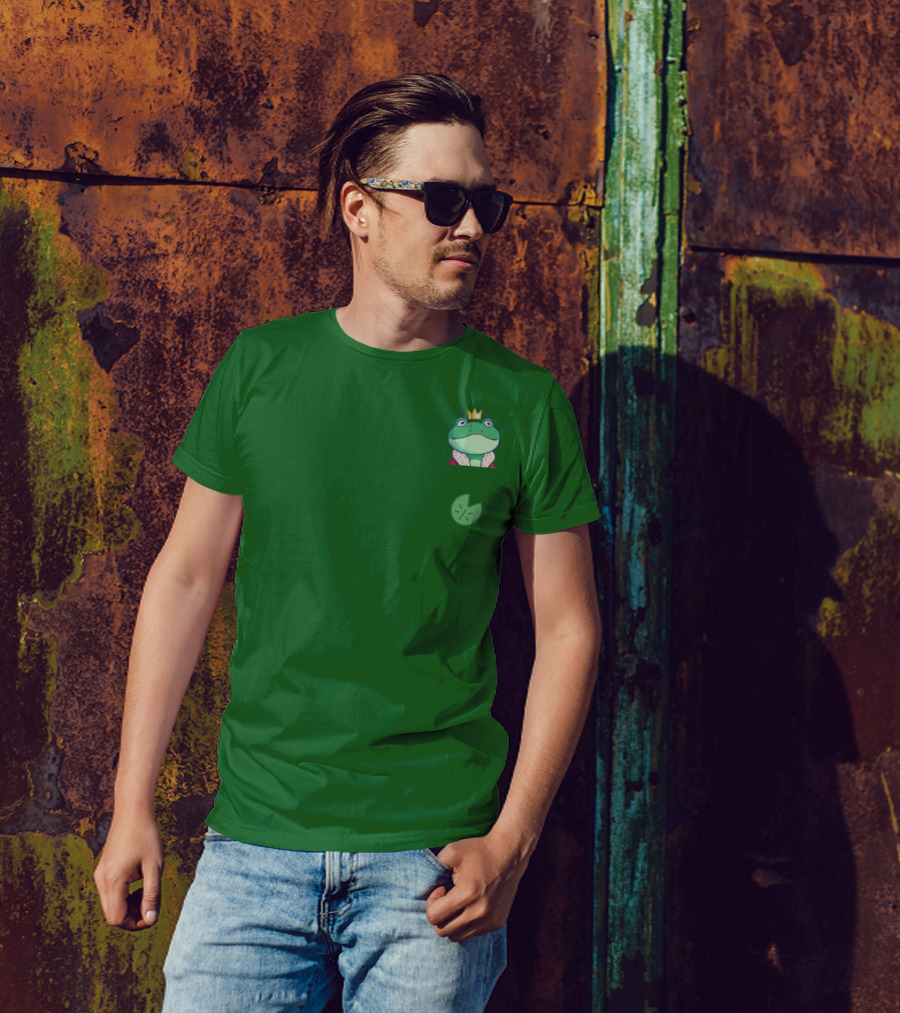 Boomerna Frog King Lily Pad Merch T-Shirt