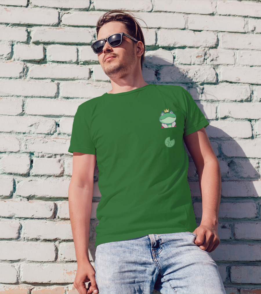 Boomerna Frog King Lily Pad Merch T-Shirt