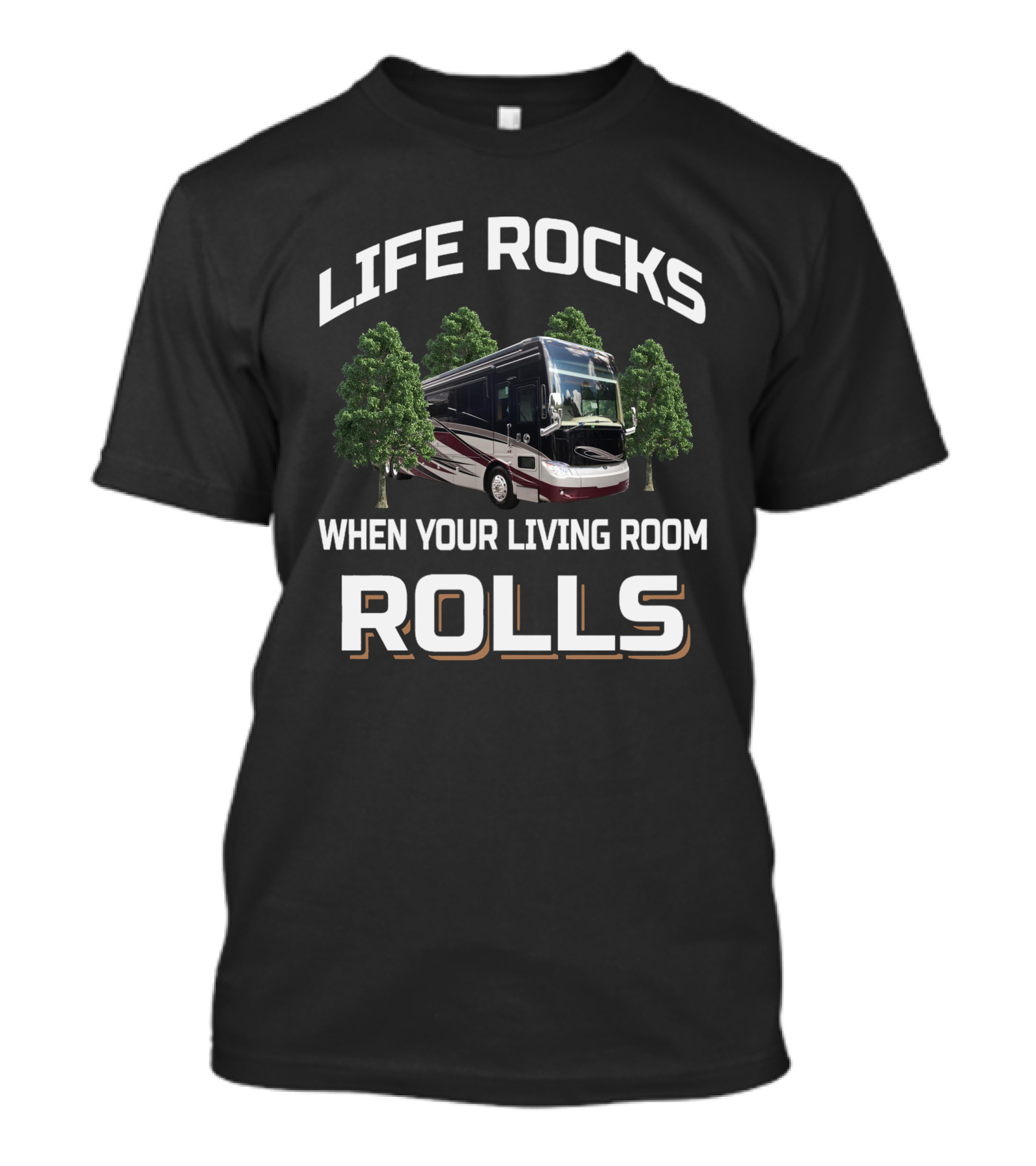 Tiffin Allegro Bus Life Rocks When Your Living Room Rolls T-Shirt