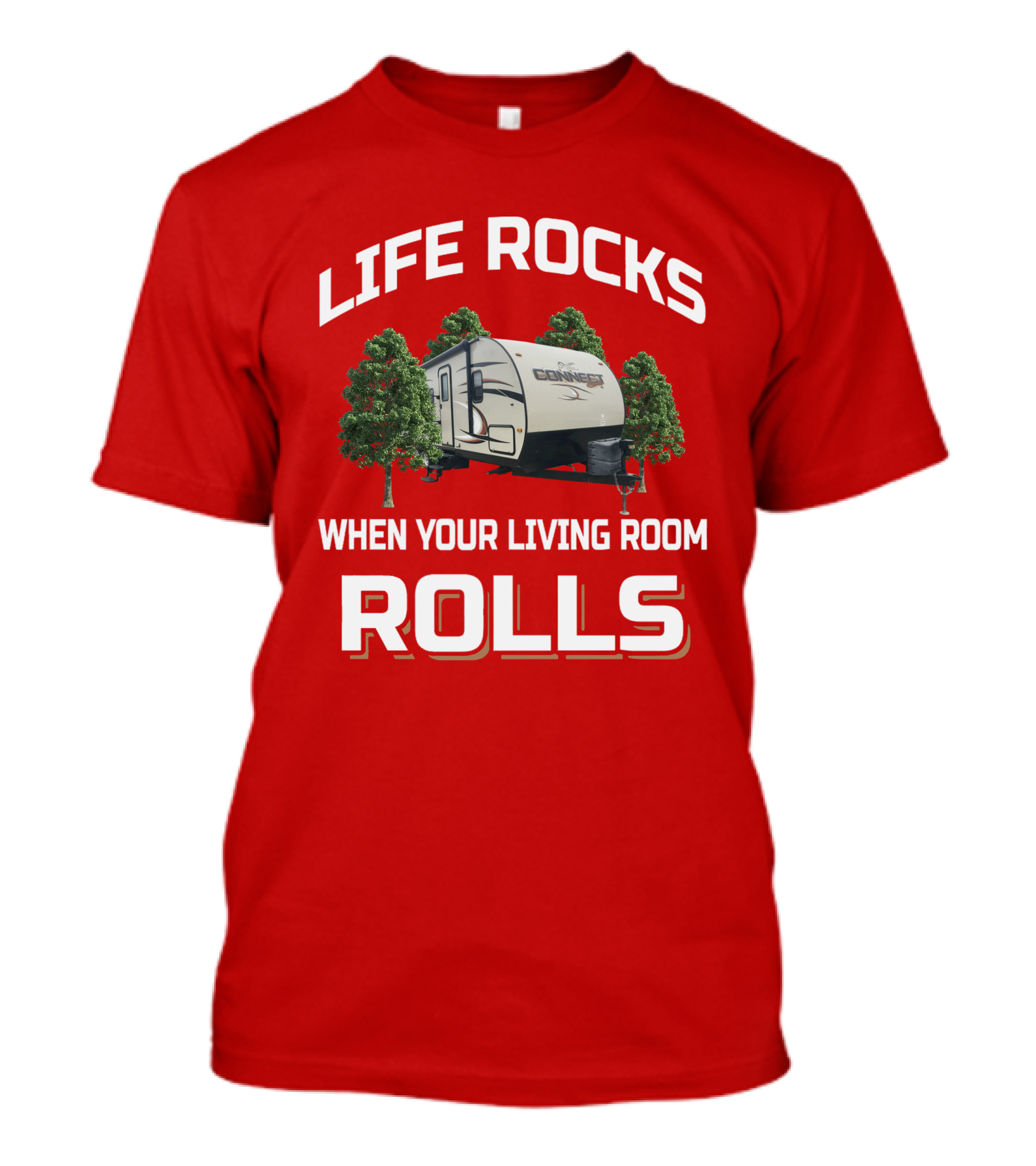 LIFE ROCKS WHEN YOUR LIVING ROOM ROLLS KZ Spree Connect T-Shirt