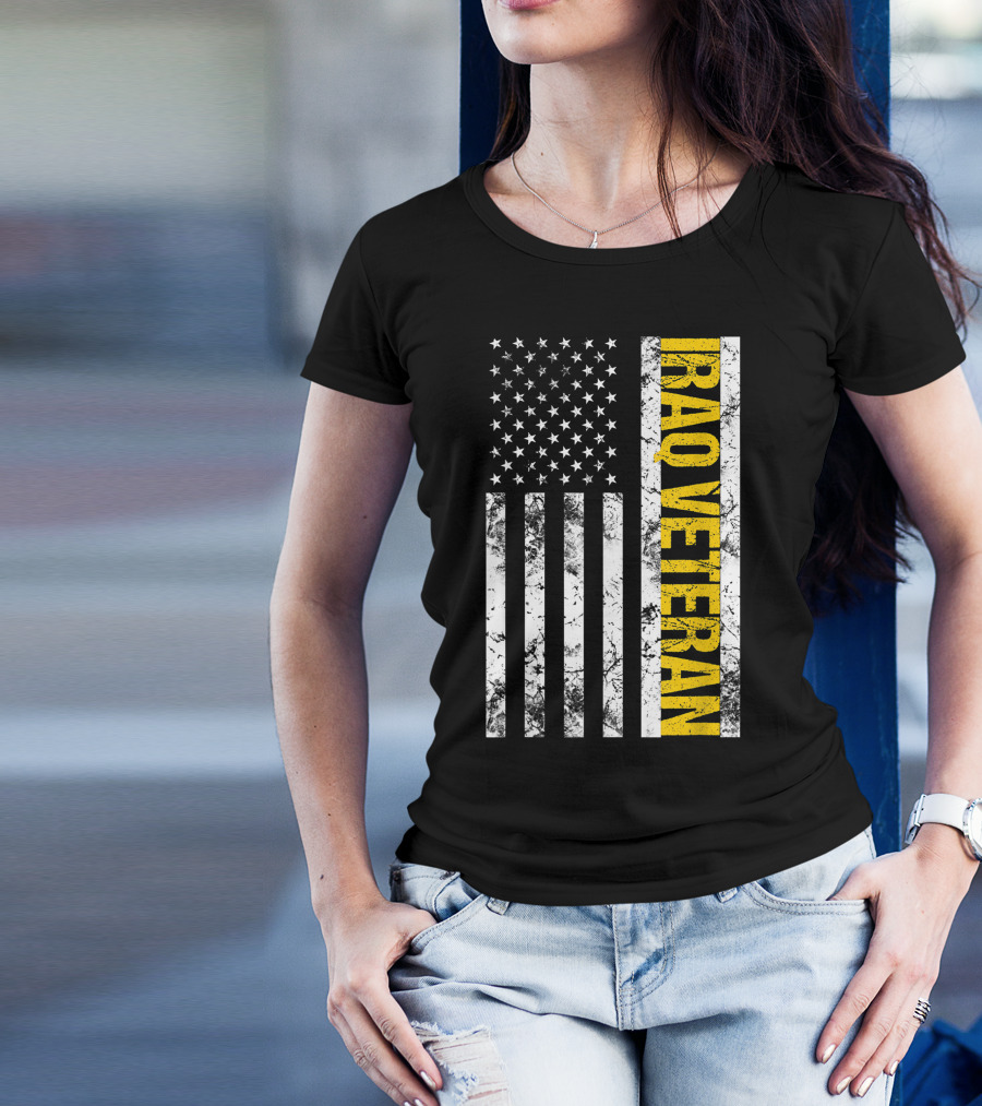Iraq Veteran United States Flag T-Shirt
