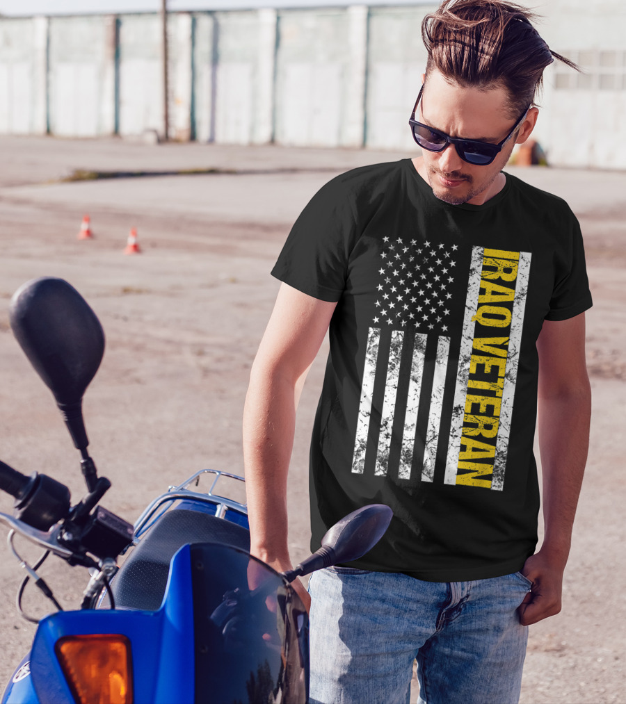 Iraq Veteran United States Flag T-Shirt