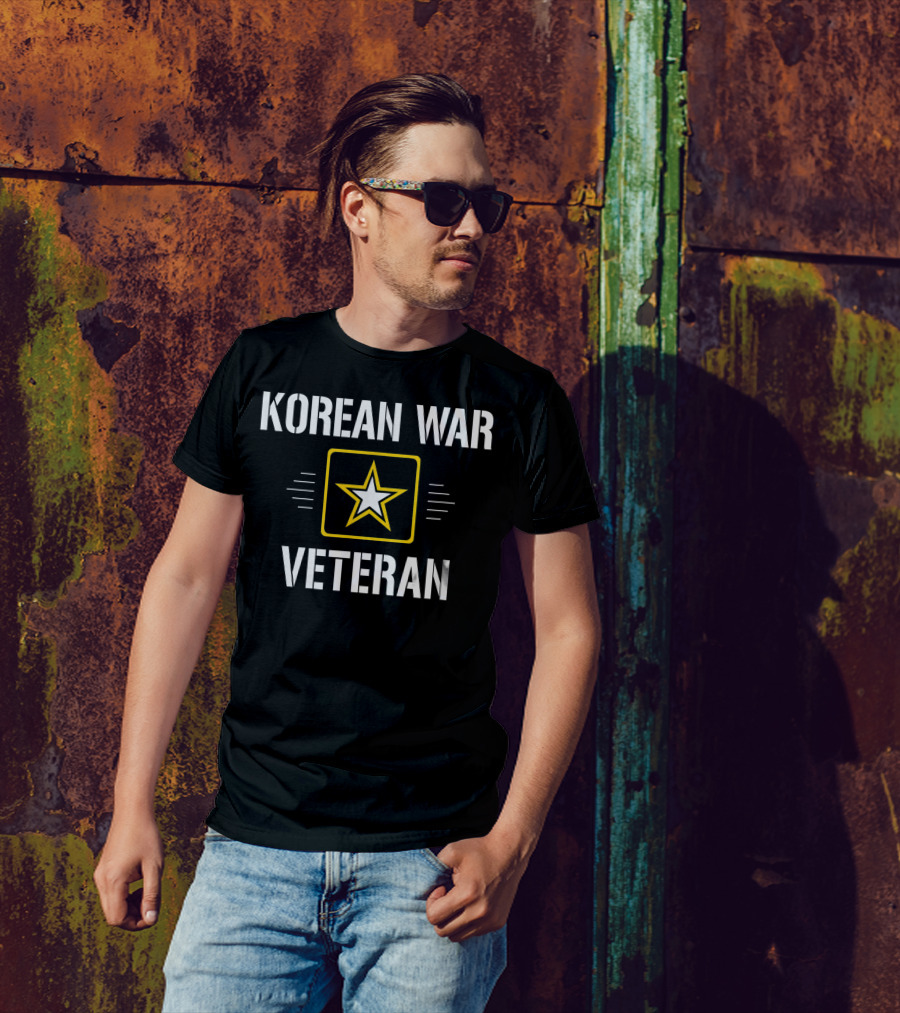 Korean War Veteran Star Emblem T-Shirt