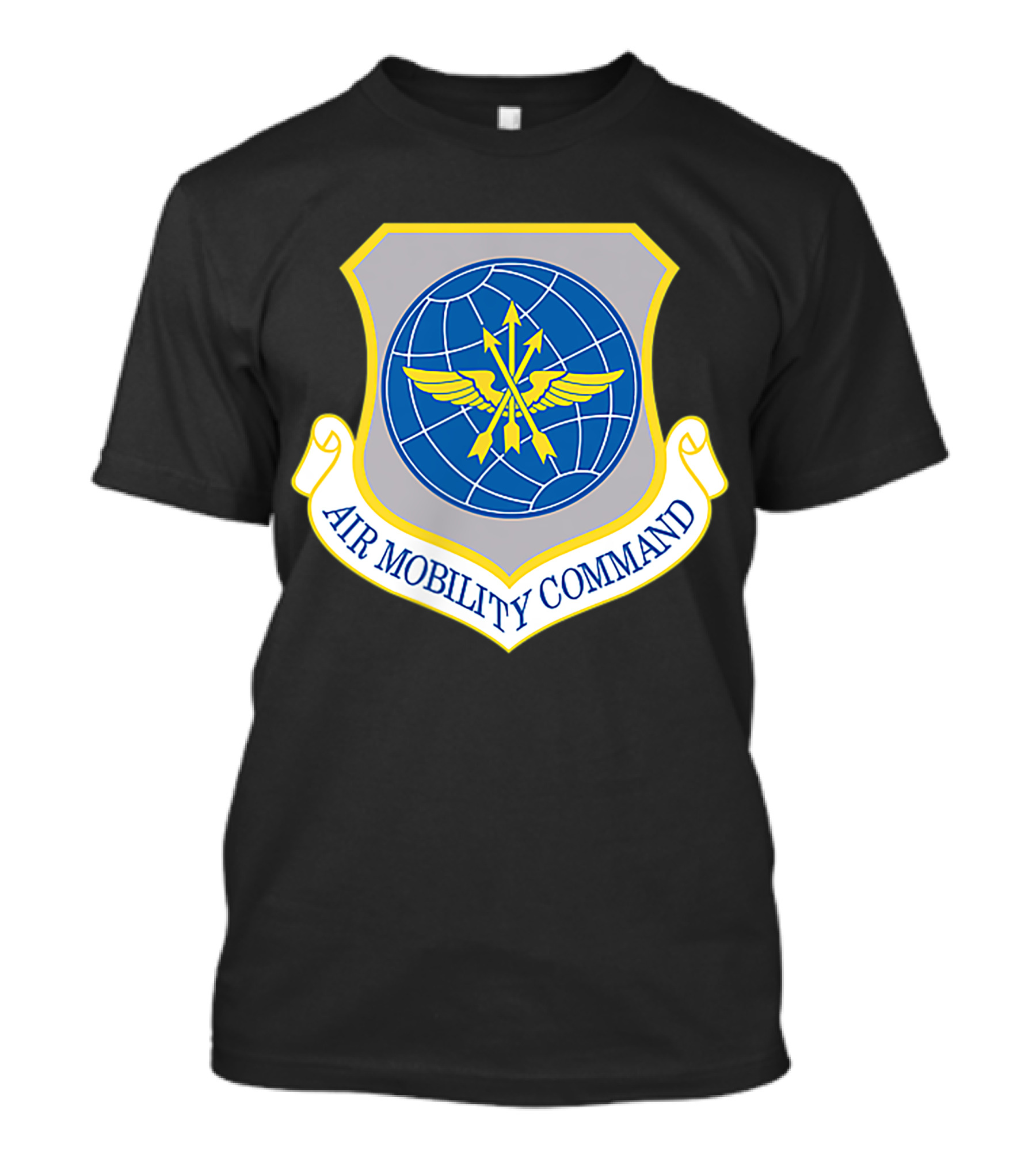 Air Force Air Mobility Command AMC Veteran Patch Military Emblem T-Shirt