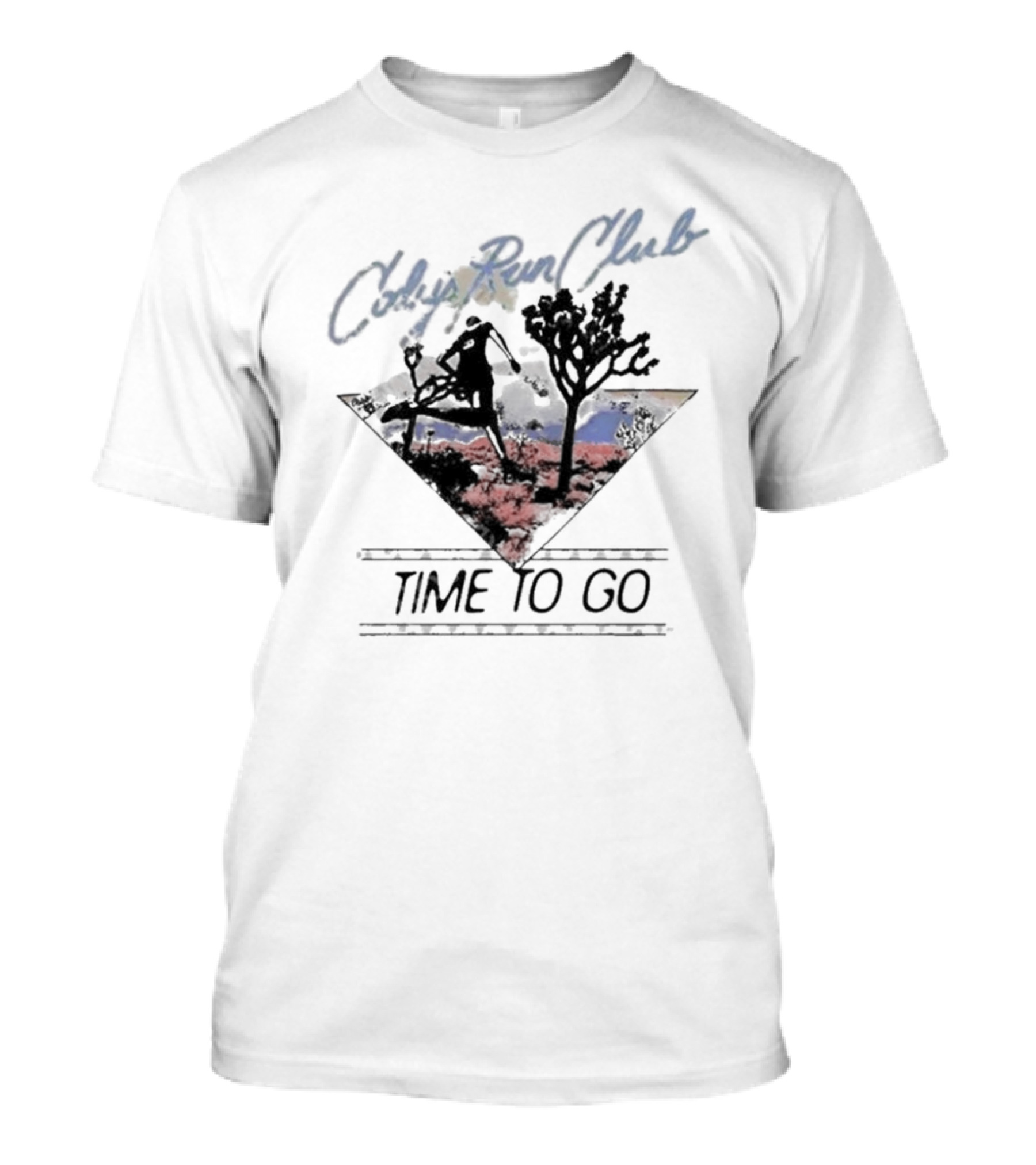 Cody's Run Club Time To Go Desert Silhouette Adventure T-Shirt