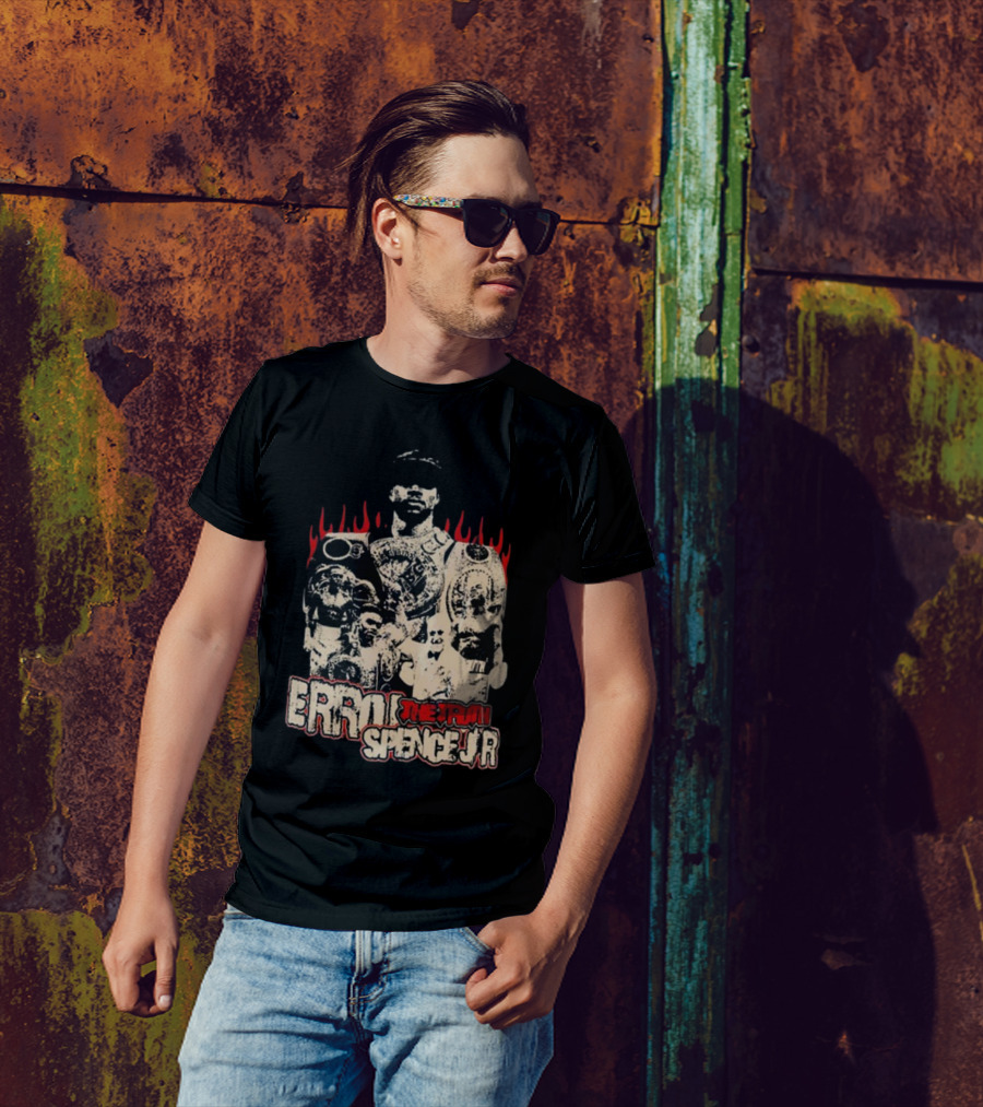 Errol Spence Jr. The Truth Takeover Flames Champion T-Shirt