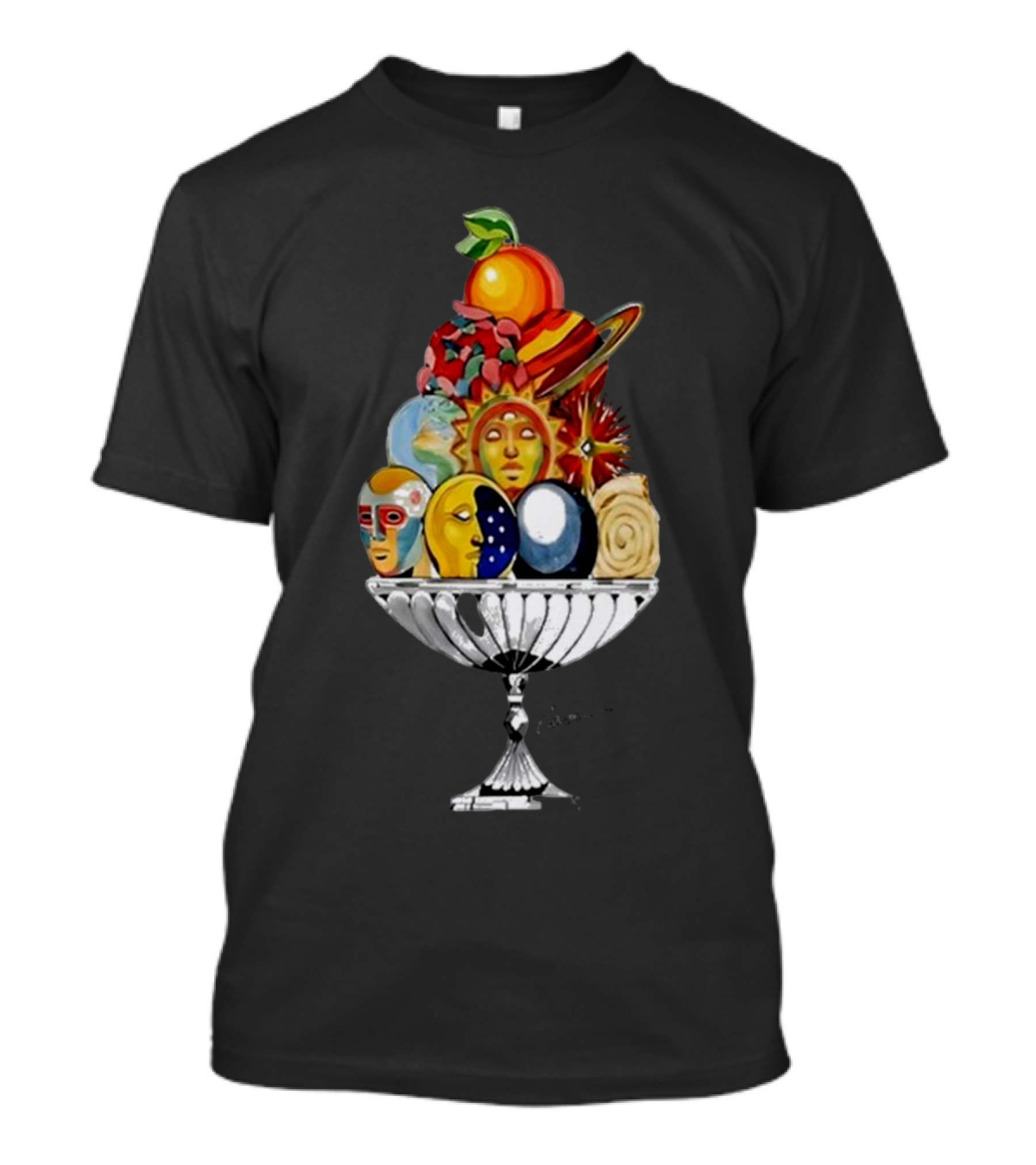 Louis Tomlinson Casablanca Celestial Pyramid Solar Planetary Fruit Bowl T-Shirt