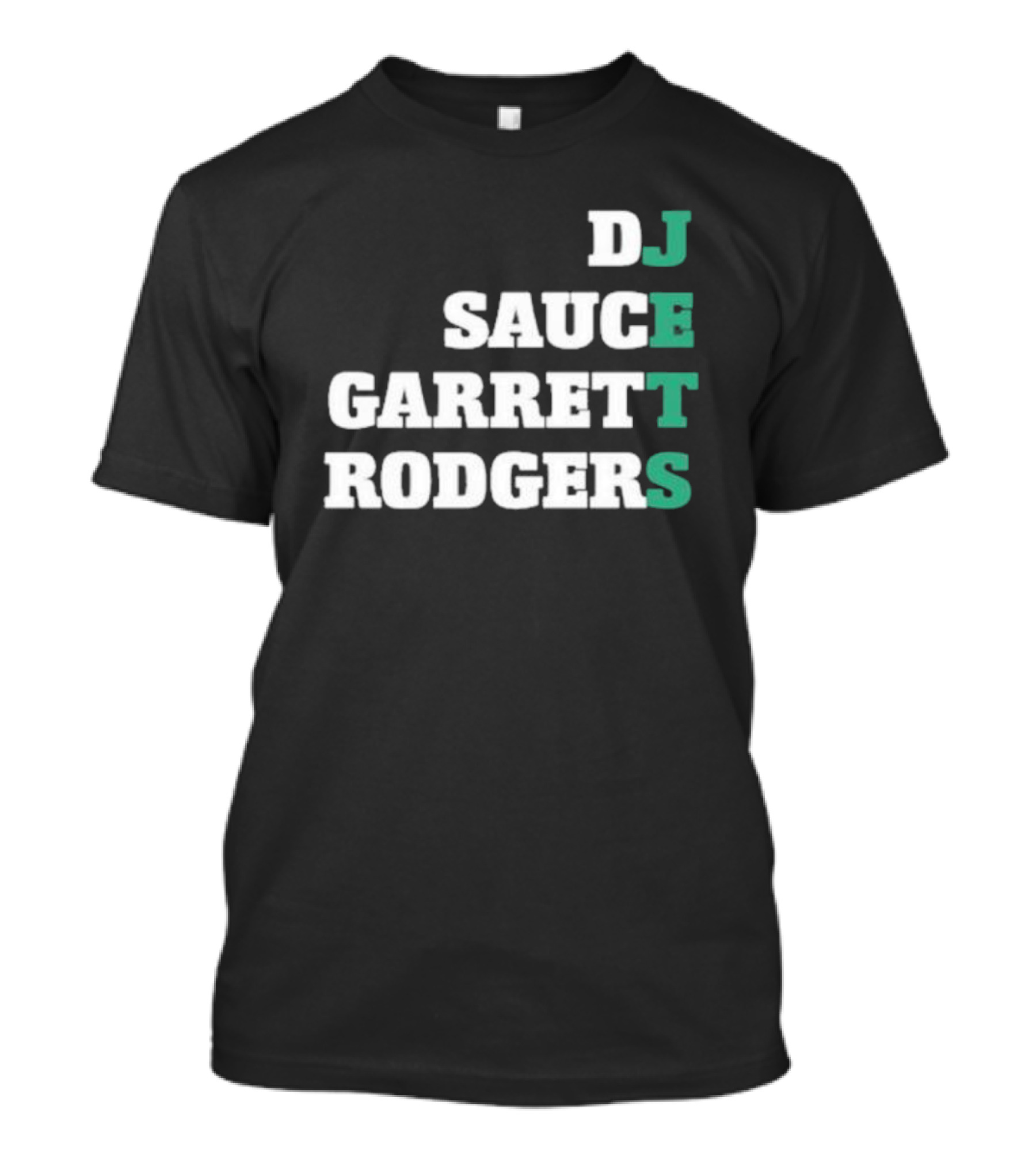 DJ Sauce Garrett Rodgers New York Jets T-Shirt