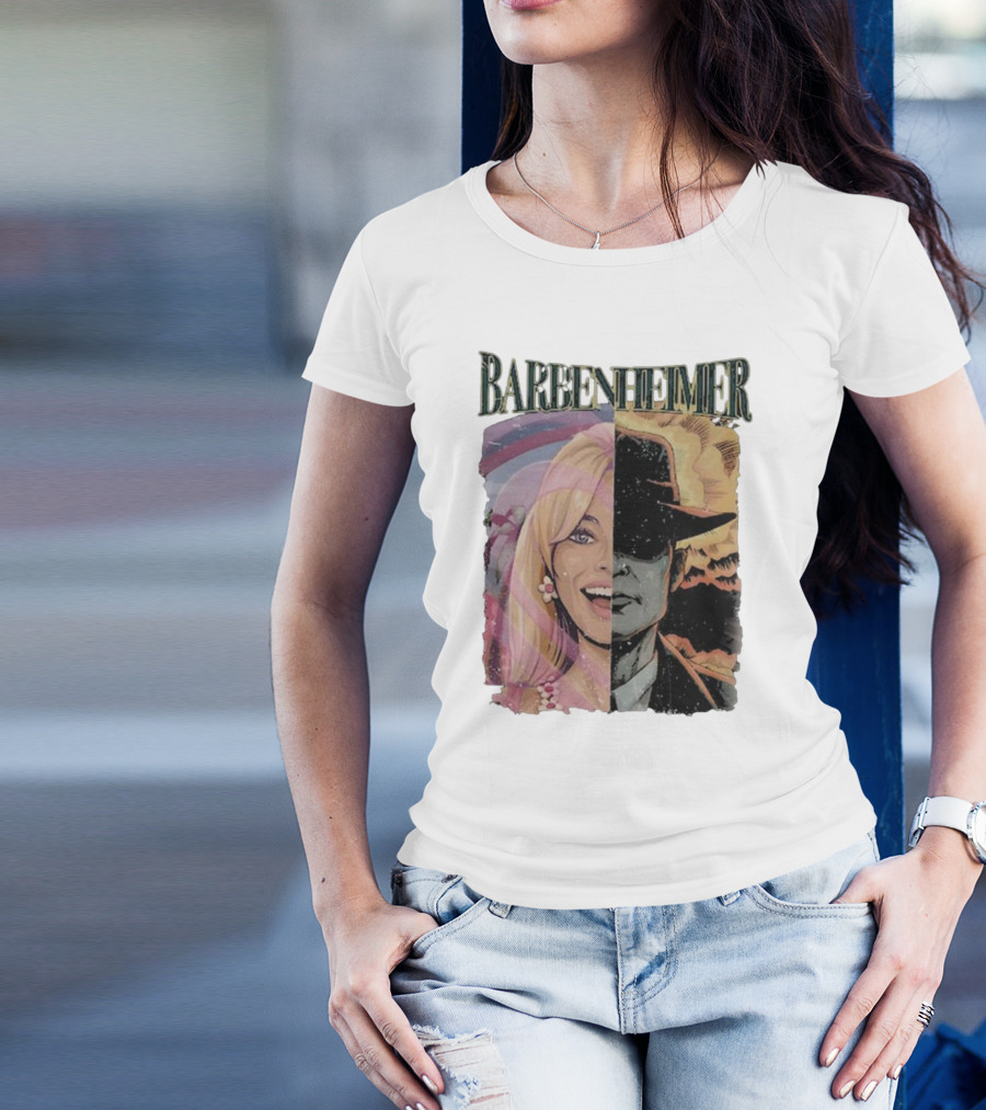 Barbenheimer Vintage I Survived Barbie Oppenheimer Fusion Uk Best Bernheimer India T-Shirt