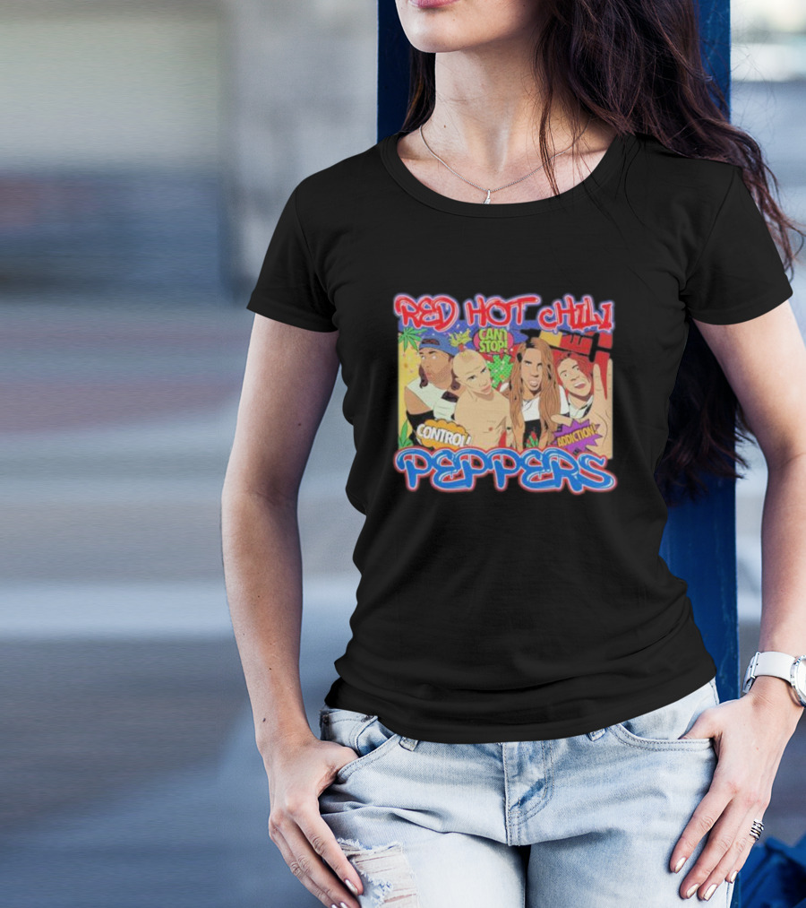Red Hot Chili Peppers Can't Stop Control Addiction T-Shirt