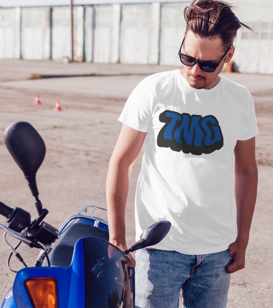 TMG Wobble Vibrant Blue T-Shirt