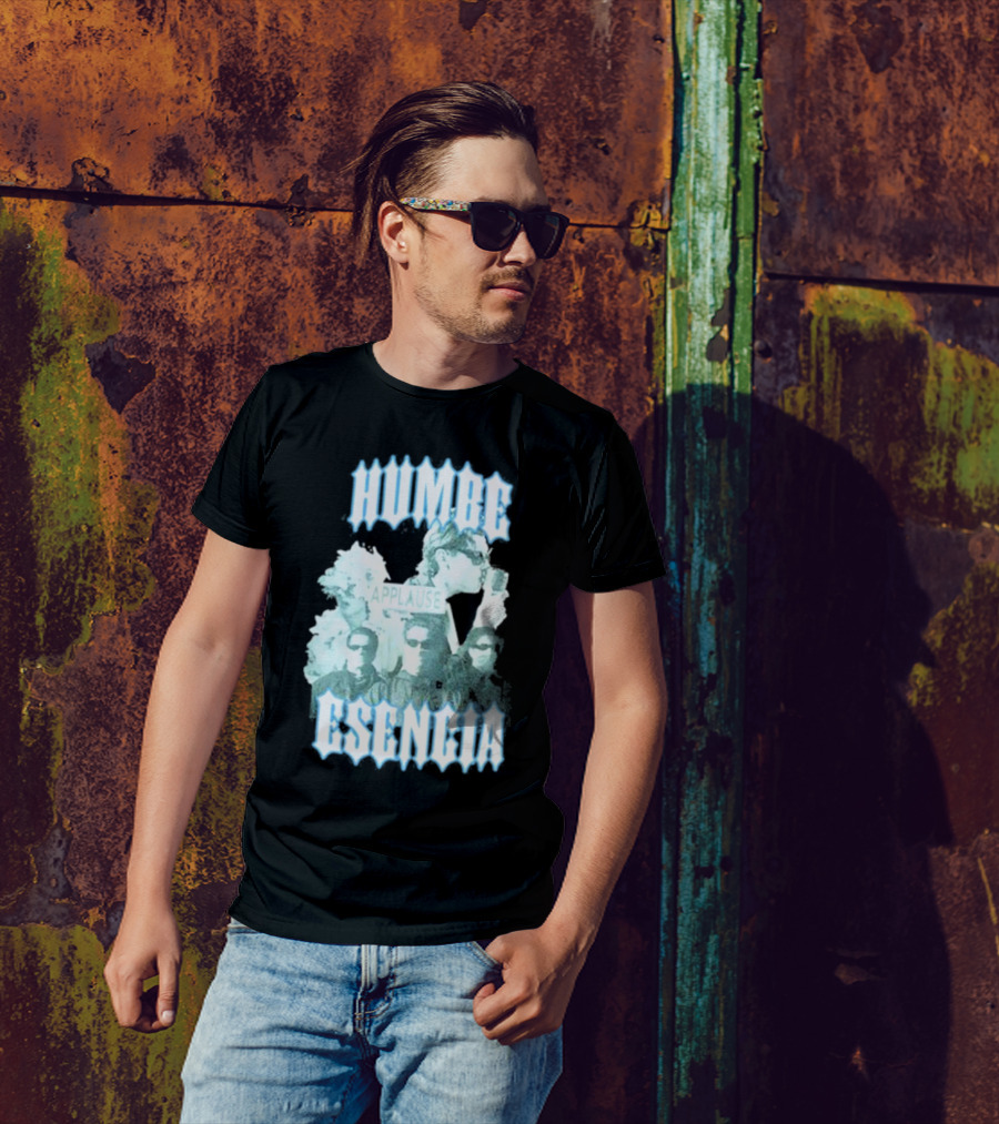 HUMBE APPLAUSE ESENCIA Vintage Aesthetic Collage T-Shirt