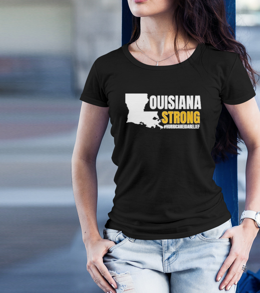 LOUISIANA STRONG HURRICANE IDA RELIEF #HURRICANEIDARELIEF T-Shirt