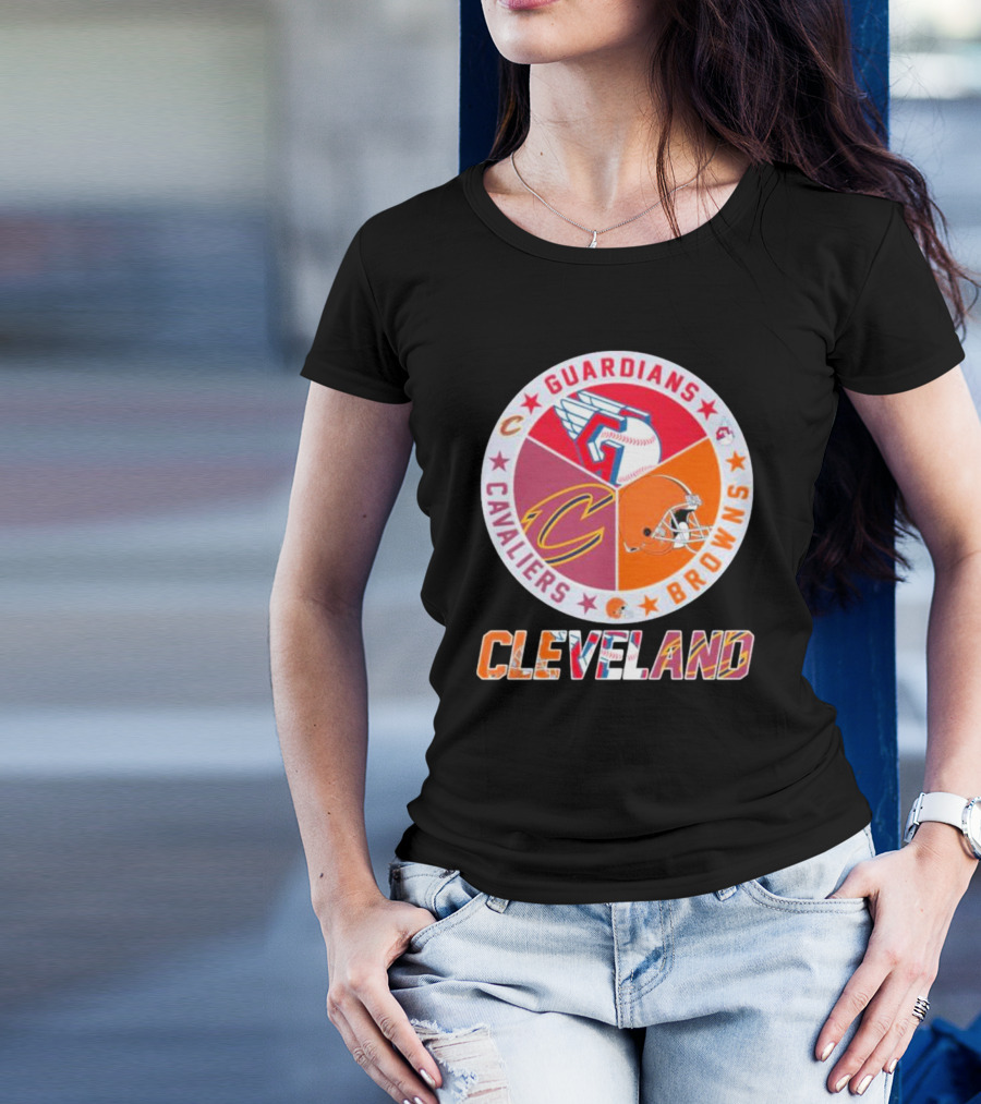 Cleveland Cavaliers Guardians Browns T-Shirt