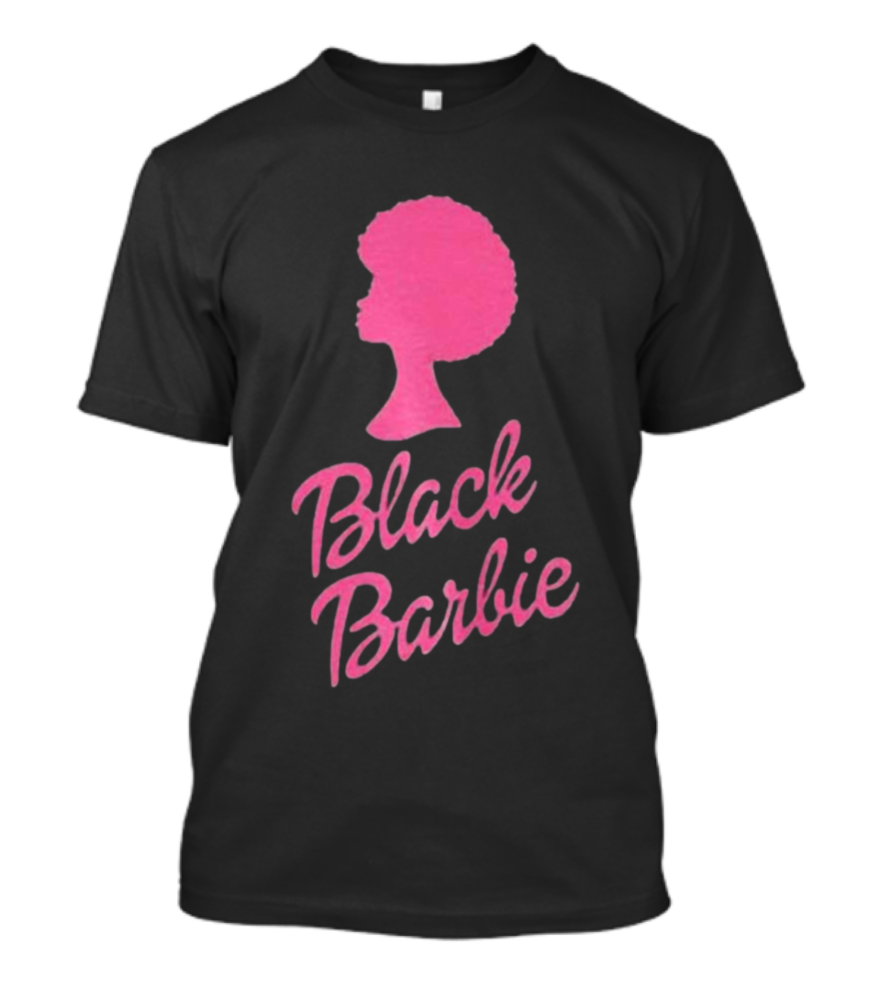 Black Barbie Afro Fan T-Shirt