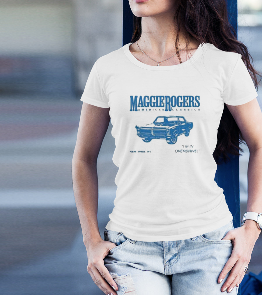 Maggie Rogers American Classics New York NY Overdrive Car T-Shirt