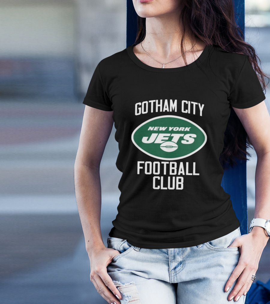 New York Jets Gotham City Football Club New York Football T-Shirt