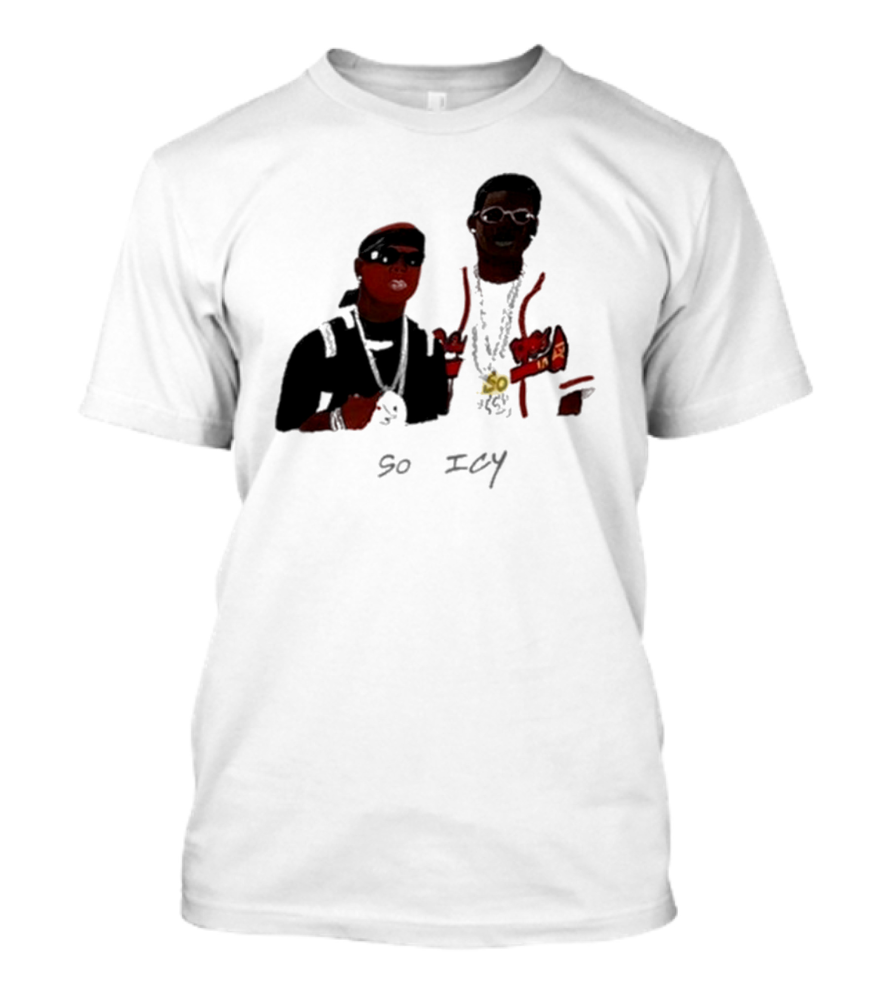 So Icy Wearing Teef Bling T-Shirt