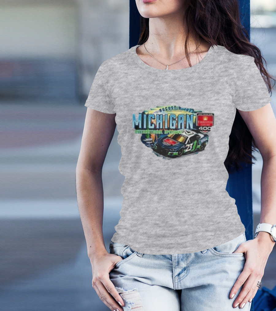 August Michigan International Speedway FireKeepers Casino 400 Race Car 23 T-Shirt
