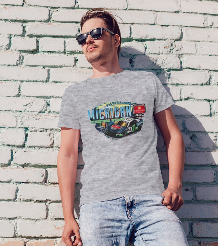 August Michigan International Speedway FireKeepers Casino 400 Race Car 23 T-Shirt