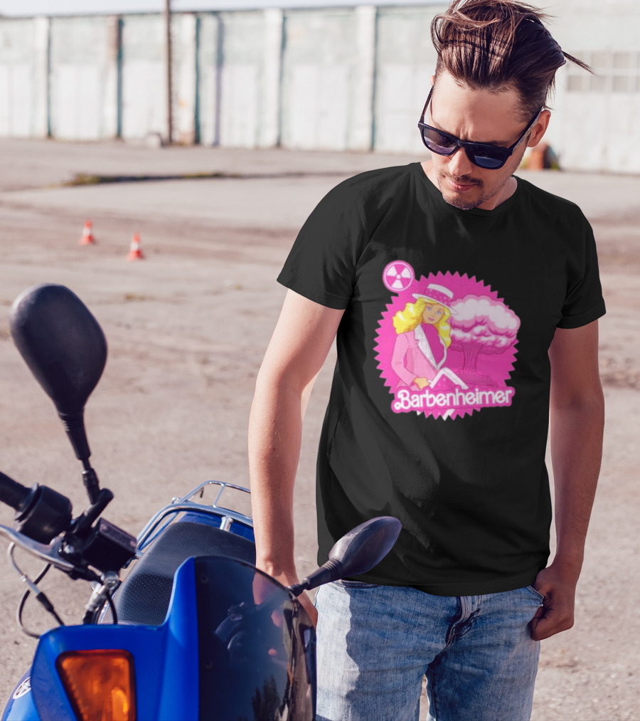 Barbenheimer Boom Pink Atomic Fashion Explosion T-Shirt