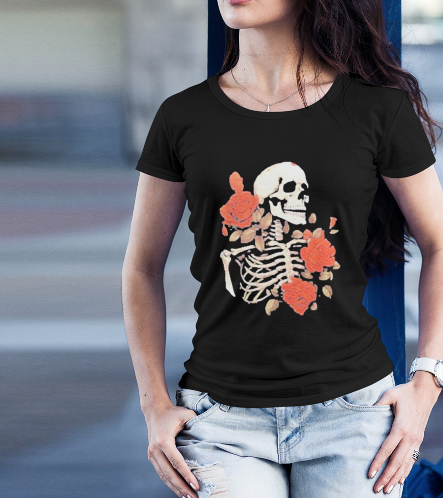 Grateful Dead Skeleton Roses T-Shirt