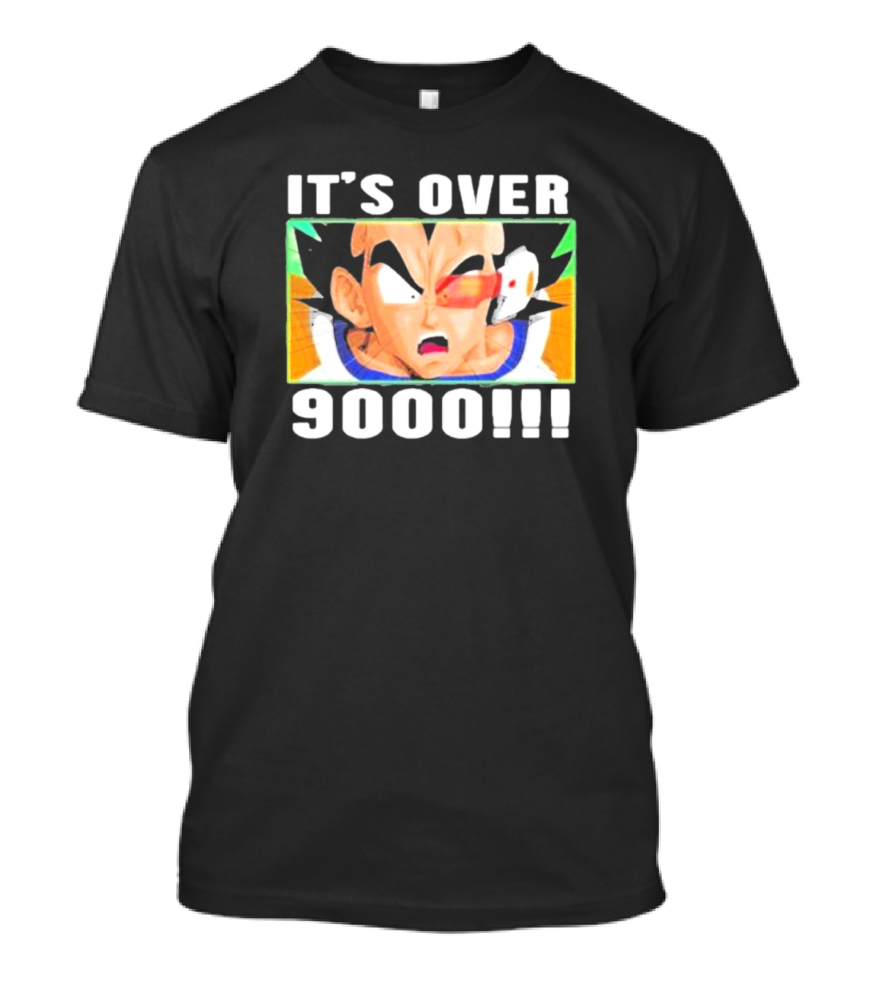 It's Over 9000 Vegeta Dragon Ball Z Power Level Iconic Scene T-Shirt
