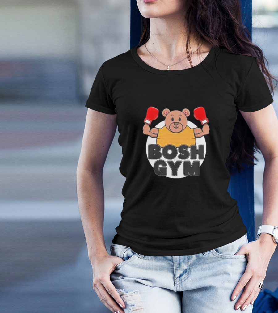 Bosh Gym Bear With Boxing Gloves T-Shirt