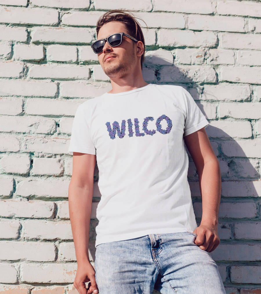 Wilco Cousin Floral Text T-Shirt