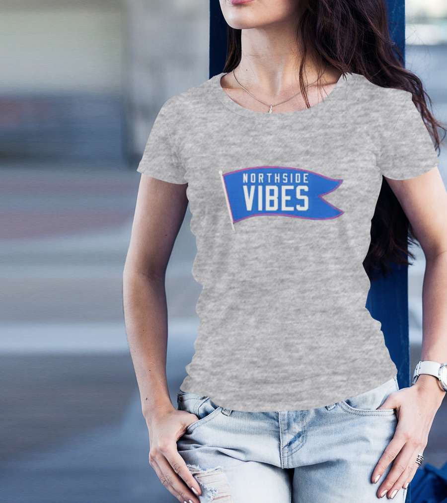 Northside Vibes Chicago Blue Flag T-Shirt