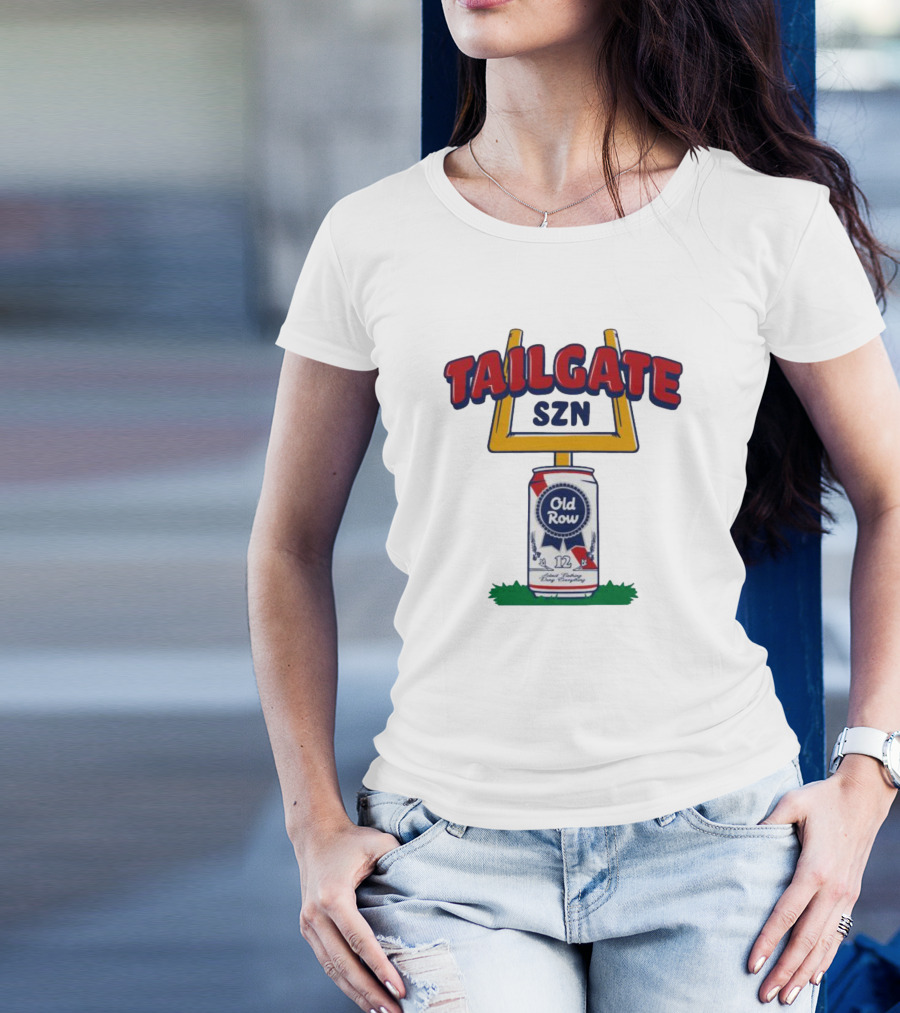 Old Row Ribbon Beer Tailgate SZN 12 Can T-Shirt