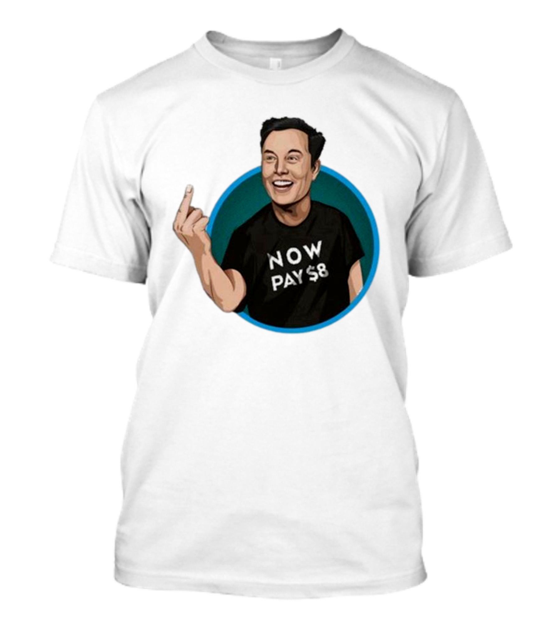 Elon Musk Now Pay $8 Circle Gesture T-Shirt
