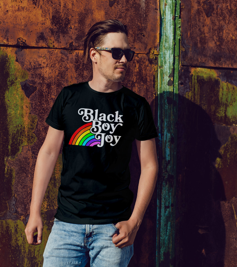 Whitley Gilbert Black Boy Joy Rainbow T-Shirt