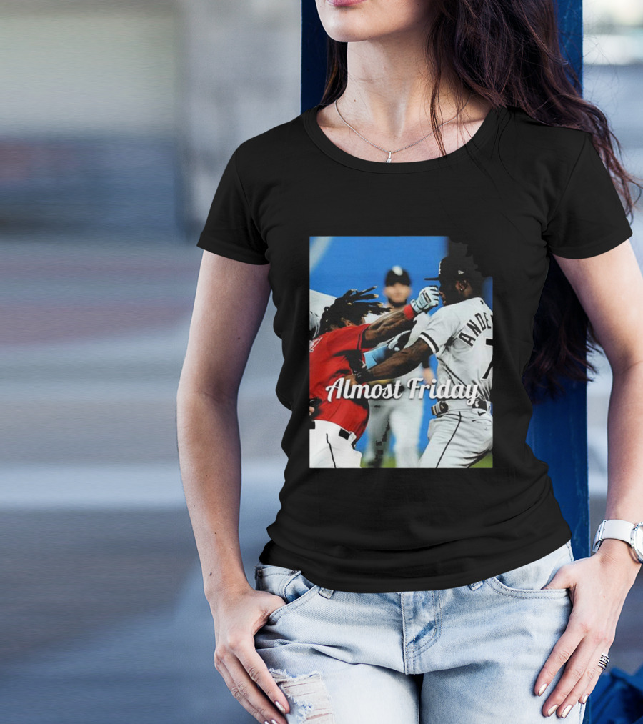 Almost Friday Baseball Knockout Action T-Shirt