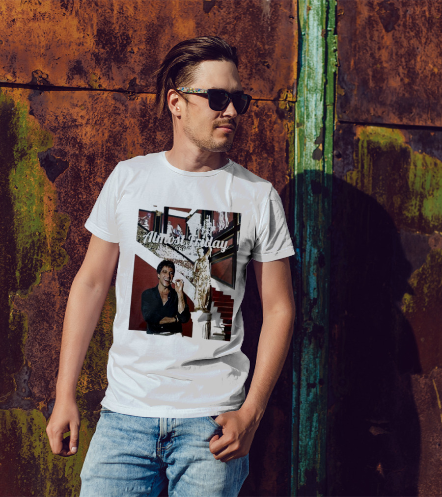 Almost Friday Scarface Mansion Scene T-Shirt