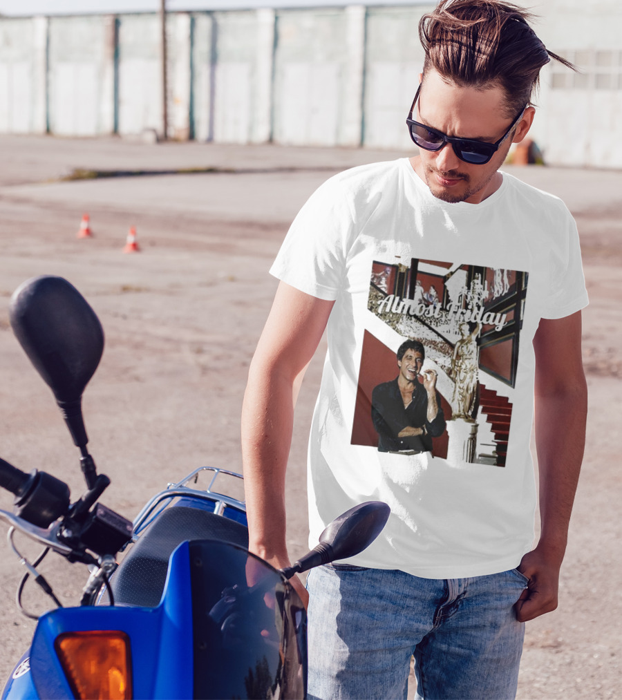 Almost Friday Scarface Mansion Scene T-Shirt